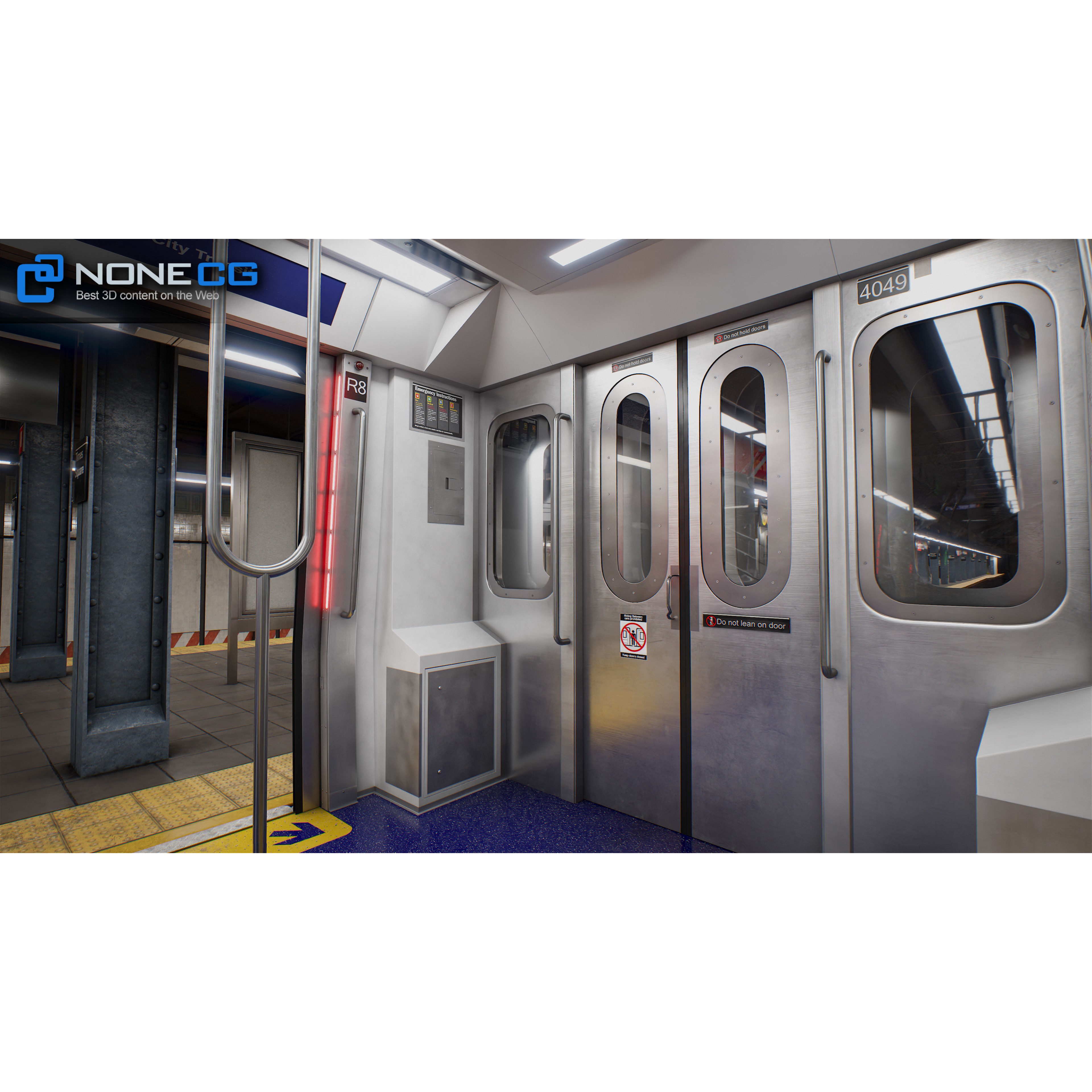 Times Square 42nd Subway Station - Detailed 3D Model - View 34