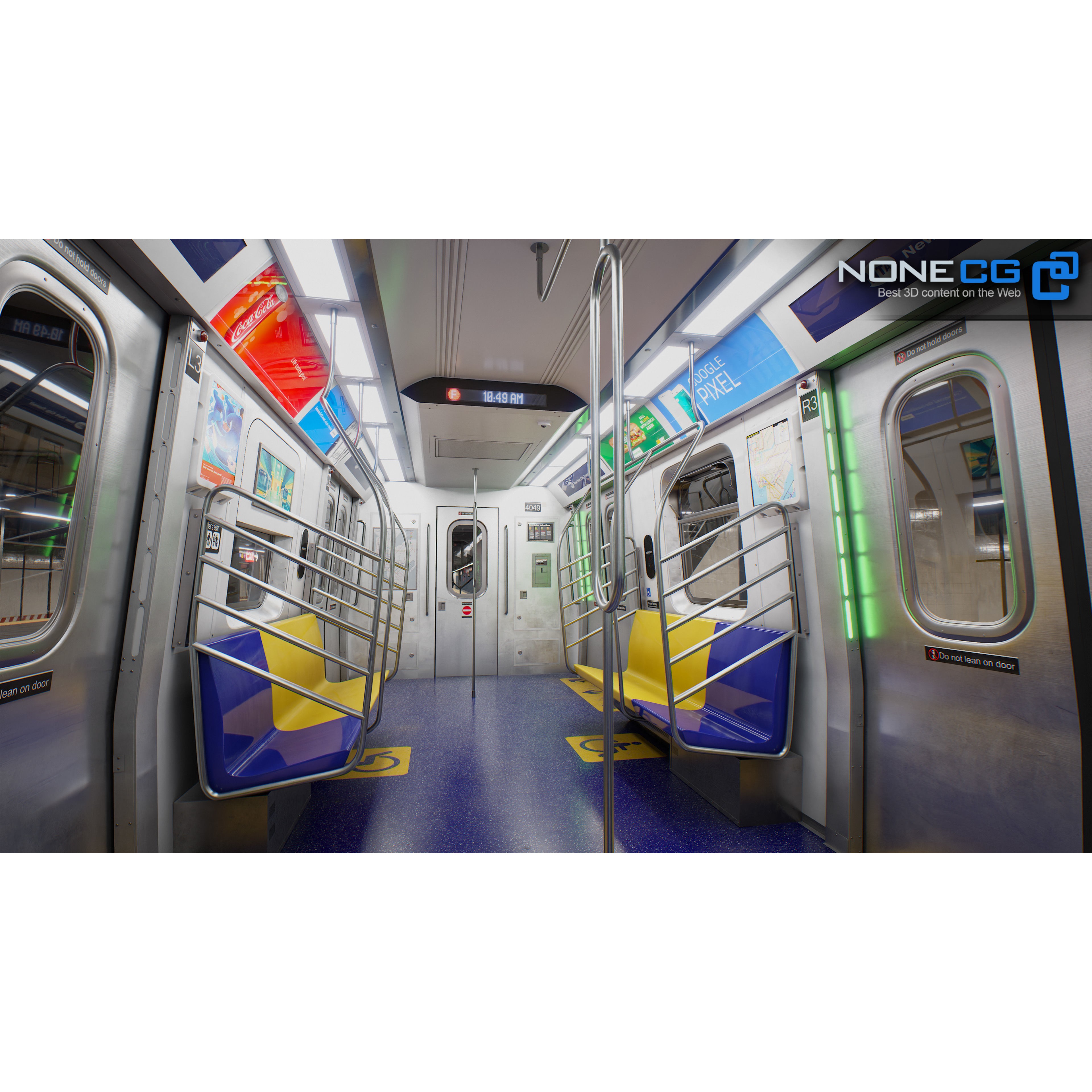 Times Square 42nd Subway Station - Detailed 3D Model - View 40