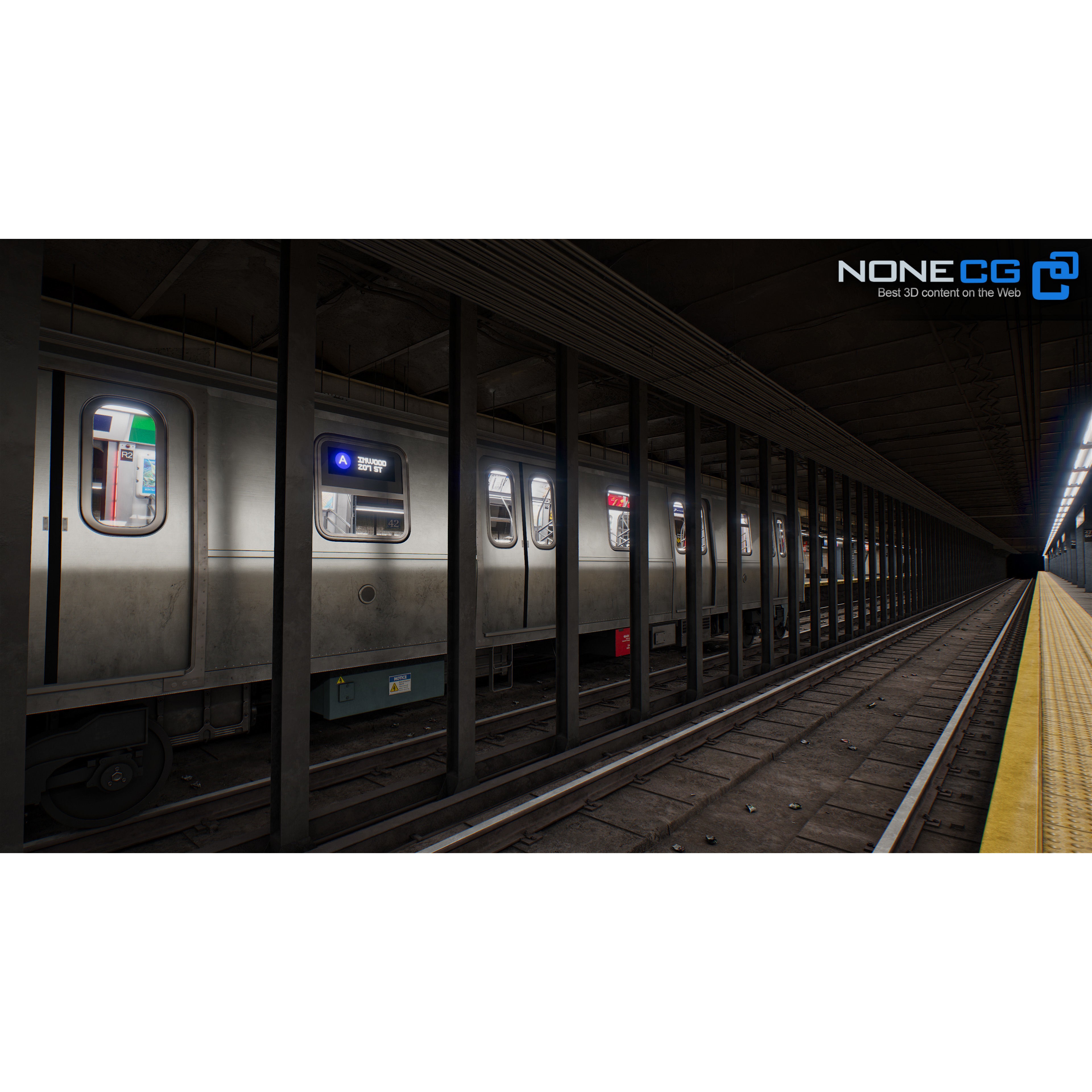 Times Square 42nd Subway Station - Detailed 3D Model - View 41