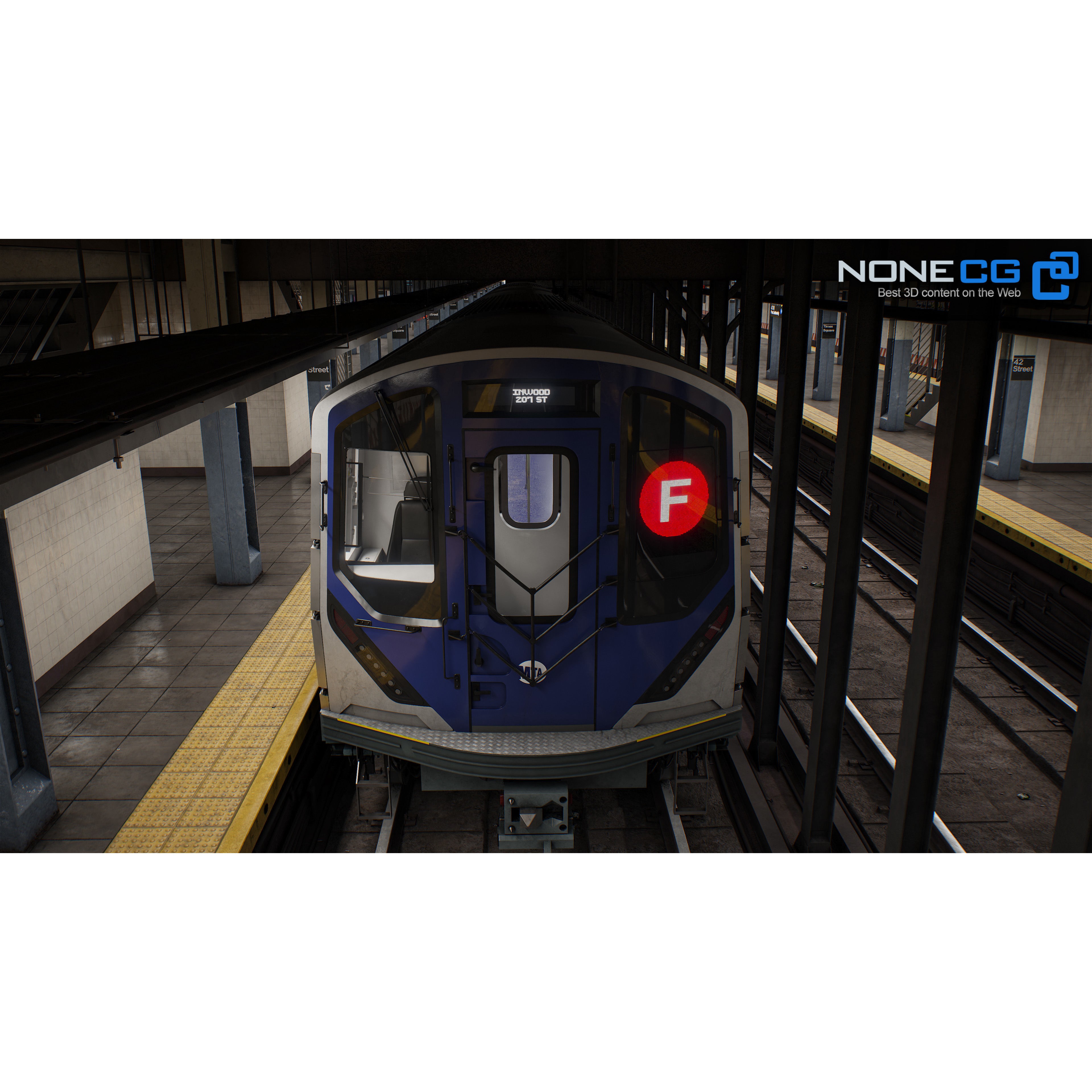 Times Square 42nd Subway Station - Detailed 3D Model - View 52