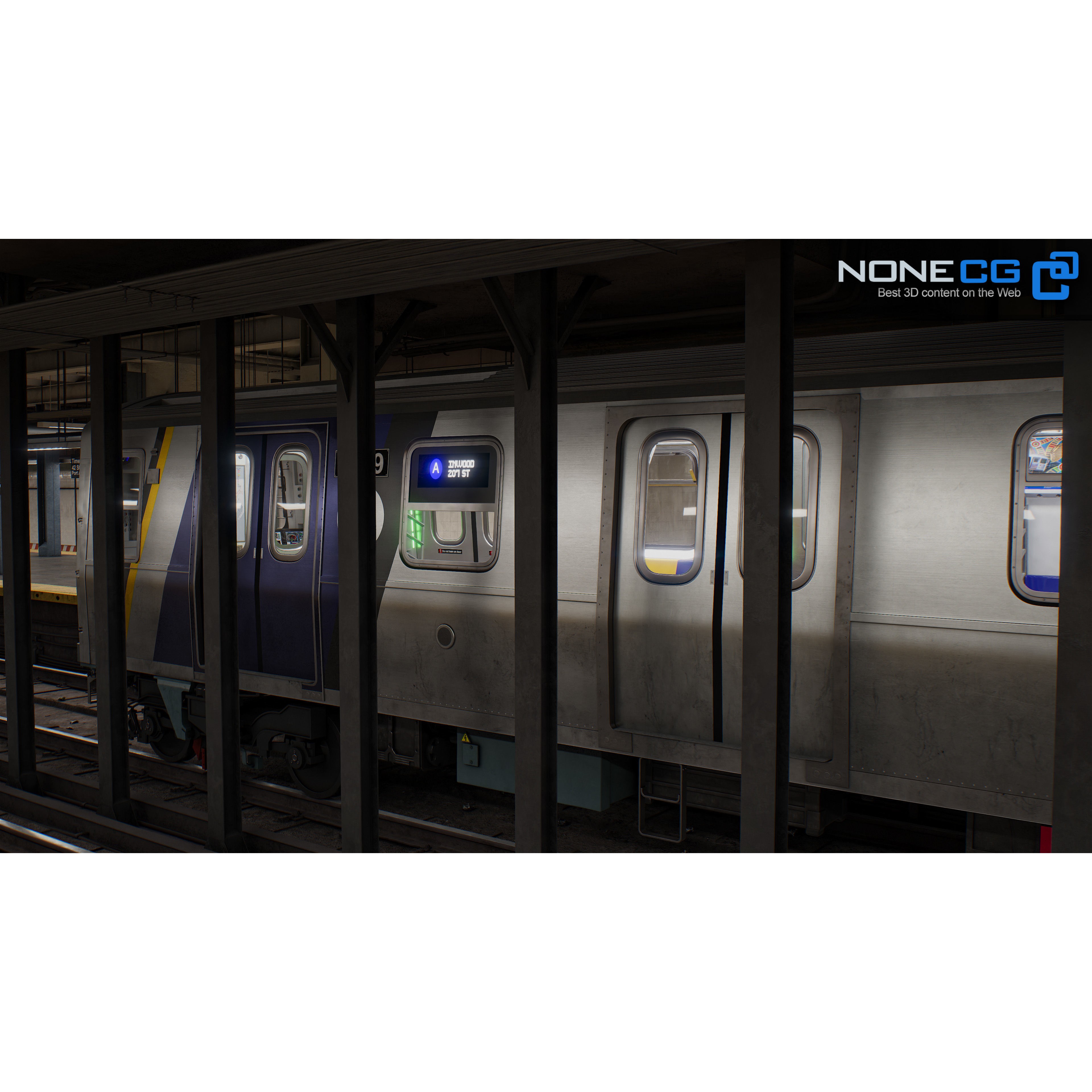 Times Square 42nd Subway Station - Detailed 3D Model - View 53