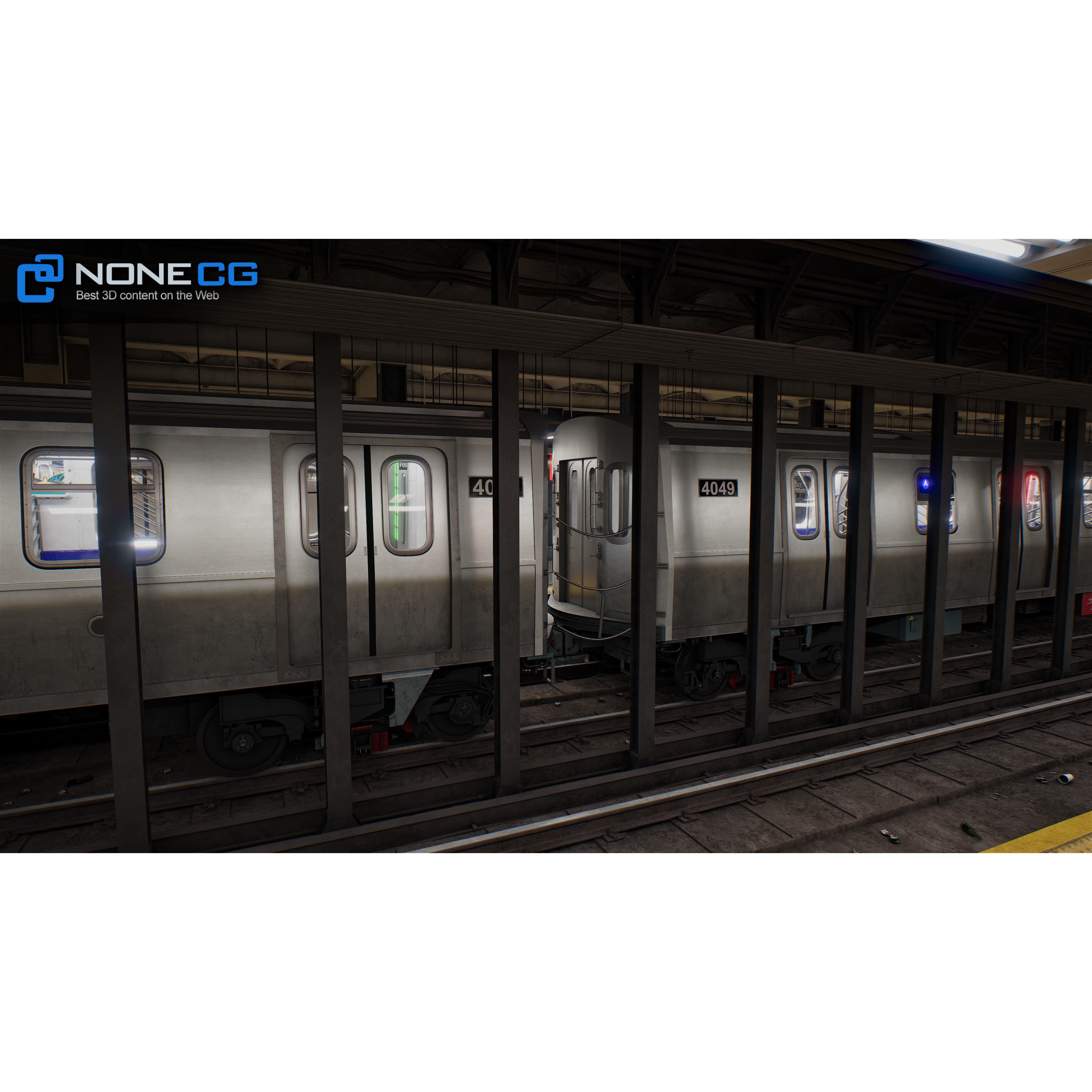 Times Square 42nd Subway Station - Detailed 3D Model - View 54
