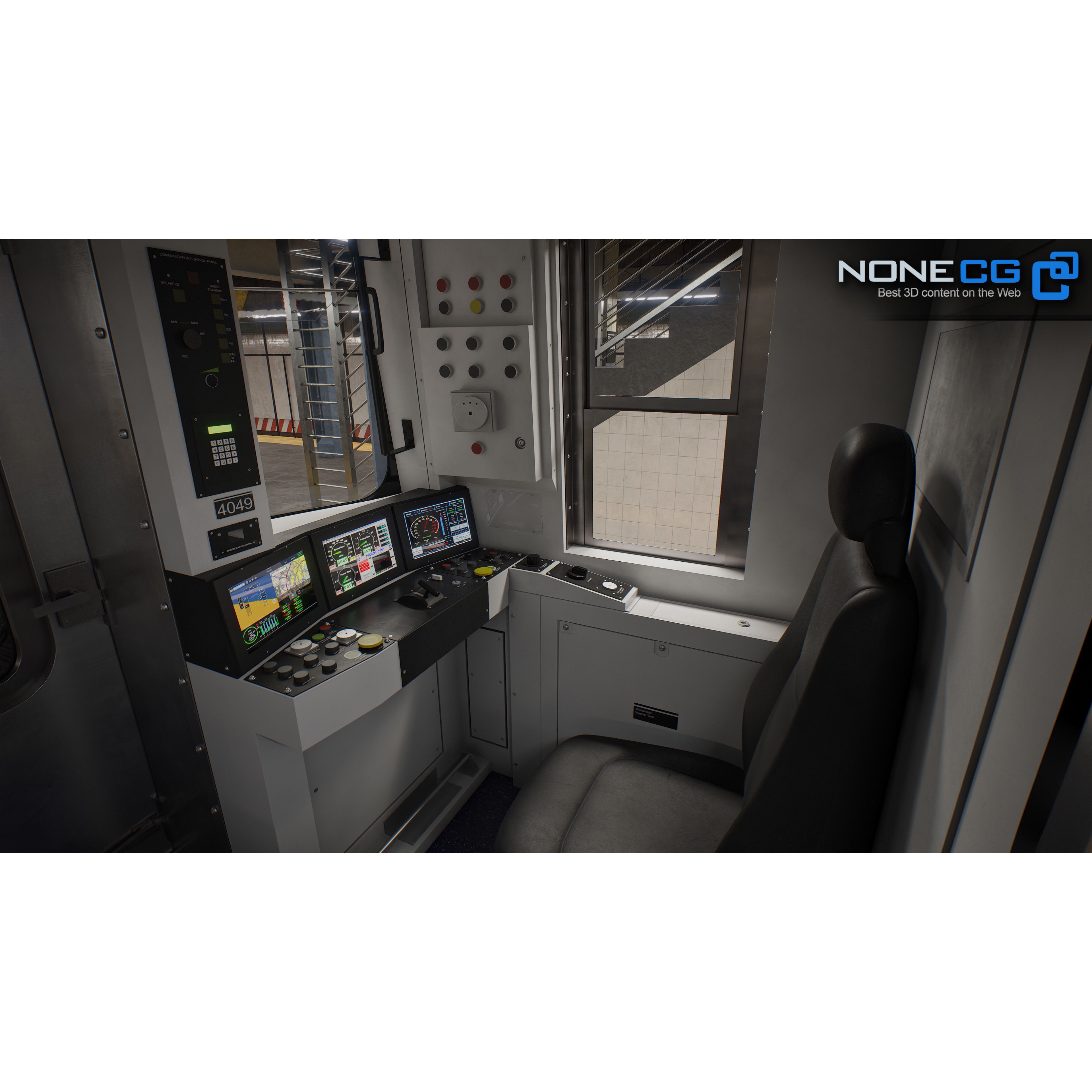 Times Square 42nd Subway Station - Detailed 3D Model - View 8