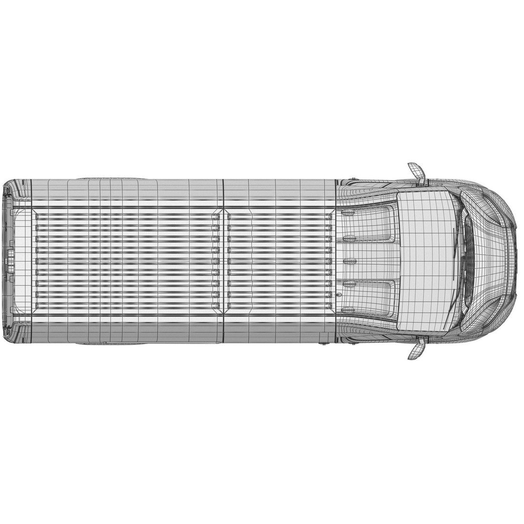 2024 Ram ProMaster L4H3 3D Model – High Poly Cargo Van, FBX, OBJ - View 22