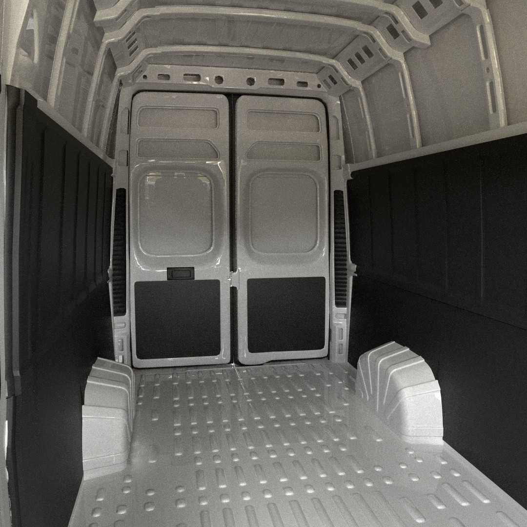 2024 Ram ProMaster L4H3 3D Model – High Poly Cargo Van, FBX, OBJ - View 25