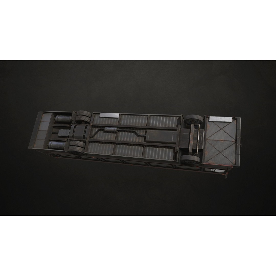 City Bus 3D Model – Low Poly Game Ready Asset, FBX, PBR Textures - View 17