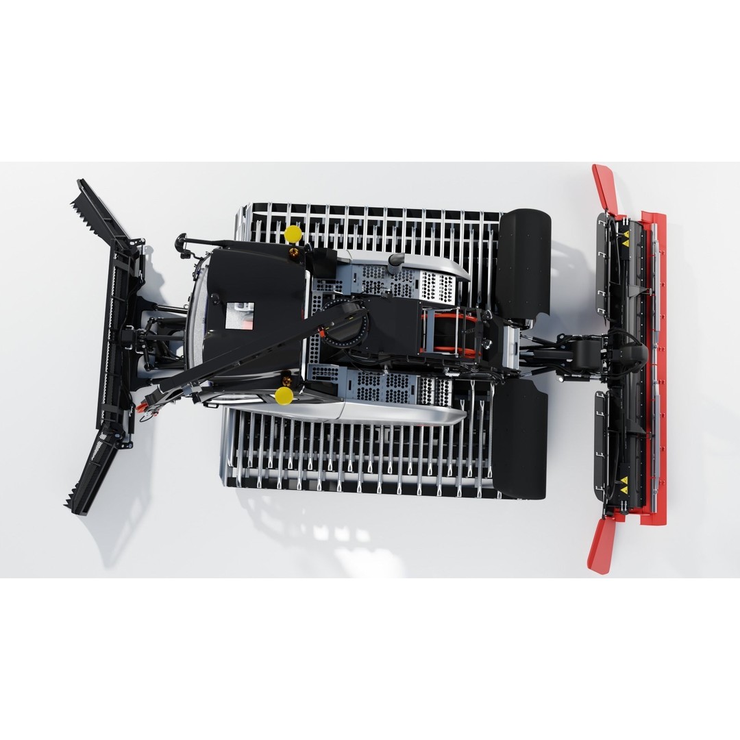 Prinoth Leitwolf Snow Groomer 3D Model – Rigged Vehicle Asset, Blender, FBX - View 16