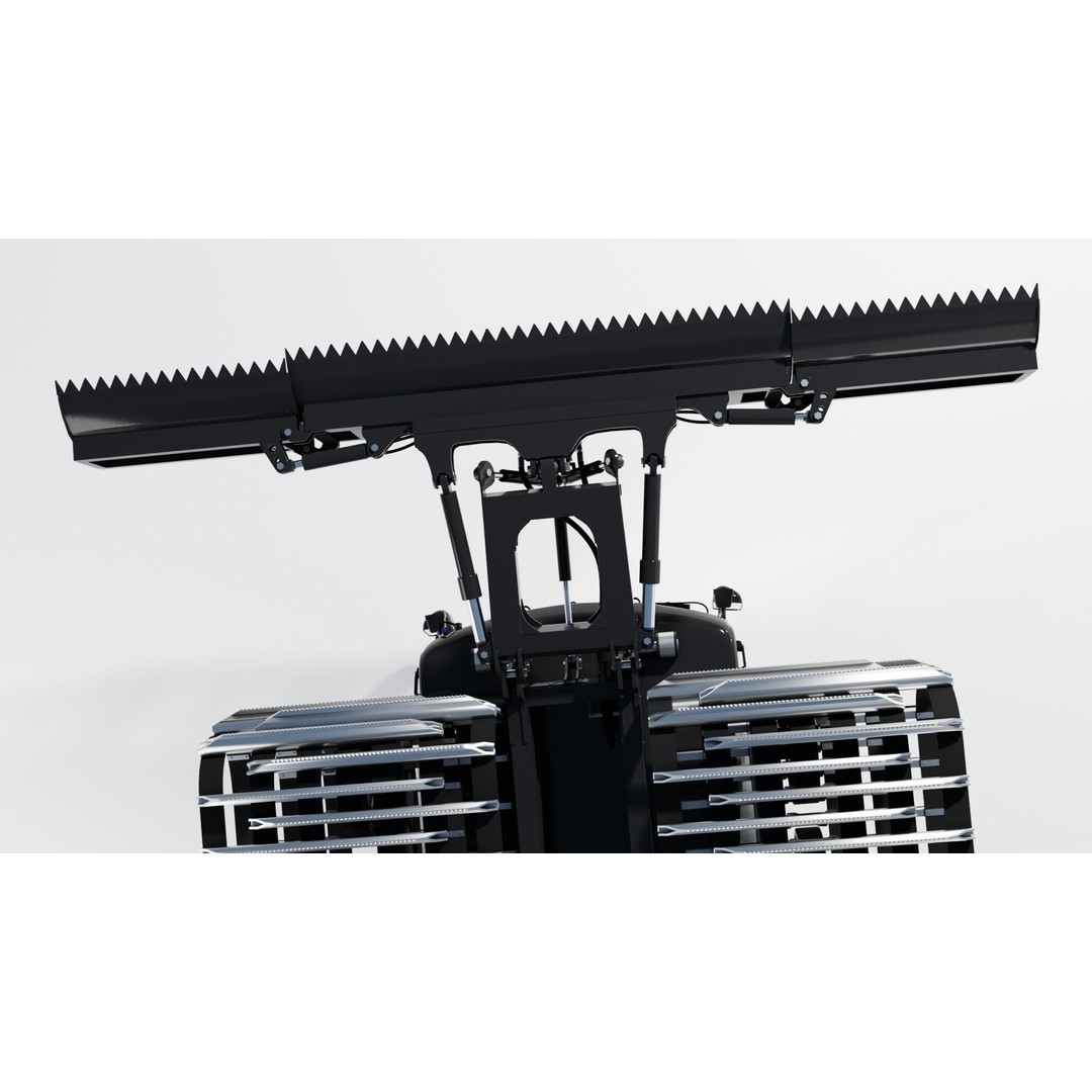 Prinoth Leitwolf Snow Groomer 3D Model – Rigged Vehicle Asset, Blender, FBX - View 19