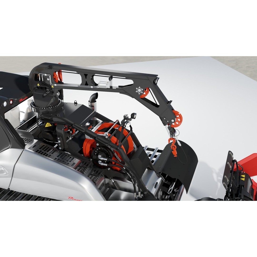Prinoth Leitwolf Snow Groomer 3D Model – Rigged Vehicle Asset, Blender, FBX - View 9