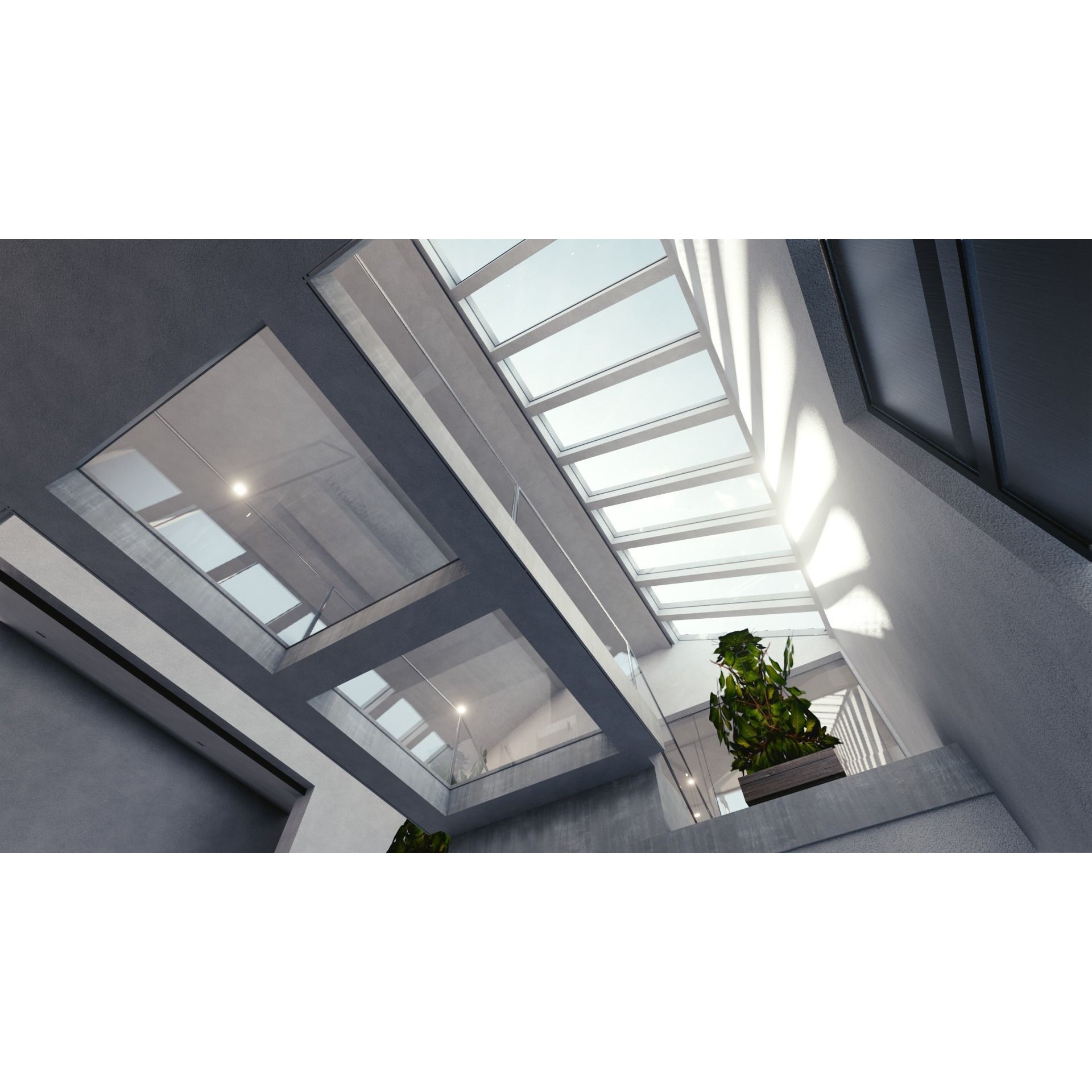 Modern Mansion - Low-Poly Game-Ready 3D Model - View 14