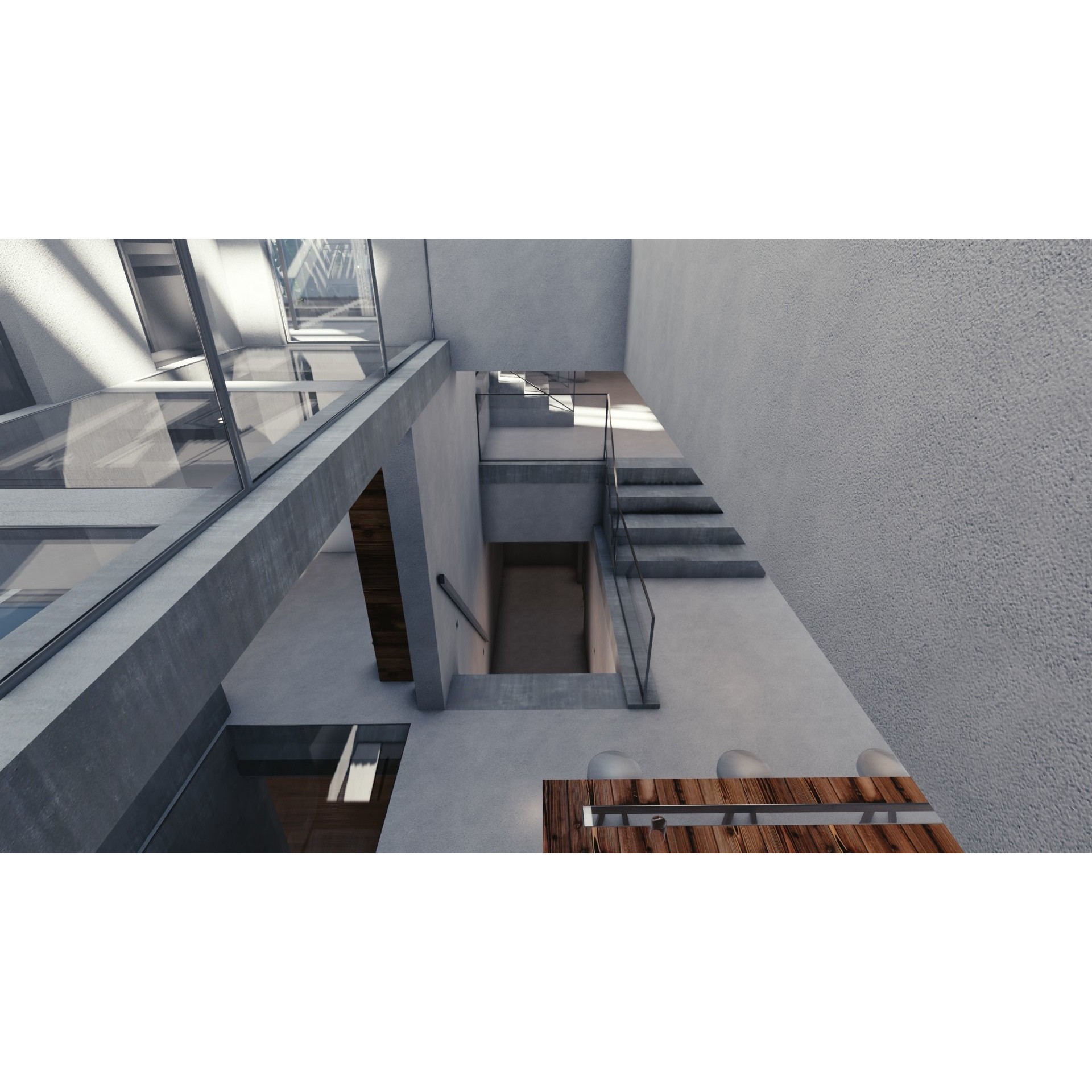 Modern Mansion - Low-Poly Game-Ready 3D Model - View 36