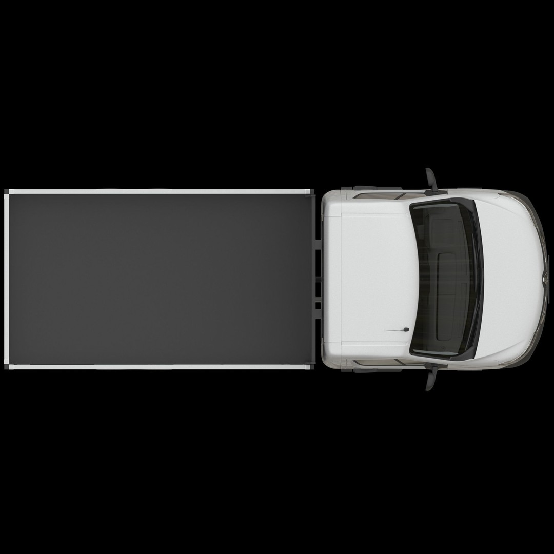 Renault Master 2020 3D Model – Flatbed RWD Commercial Truck, FBX, OBJ - View 13