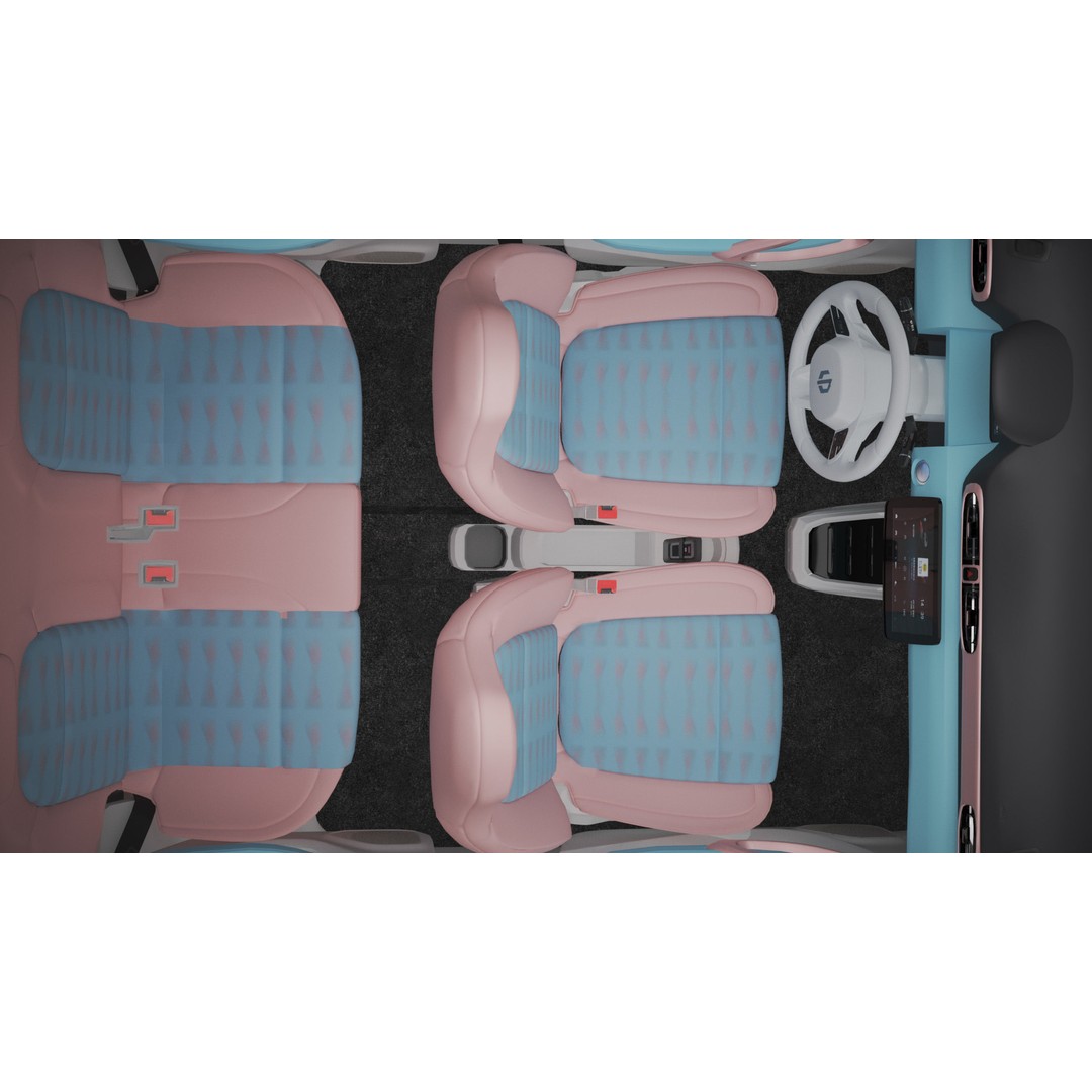 2024 Leapmotor T03 3D Model – High-Res SUV with Rigging, FBX, OBJ - View 15