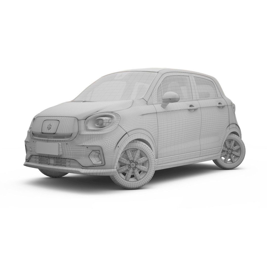 2024 Leapmotor T03 3D Model – High-Res SUV with Rigging, FBX, OBJ - View 16