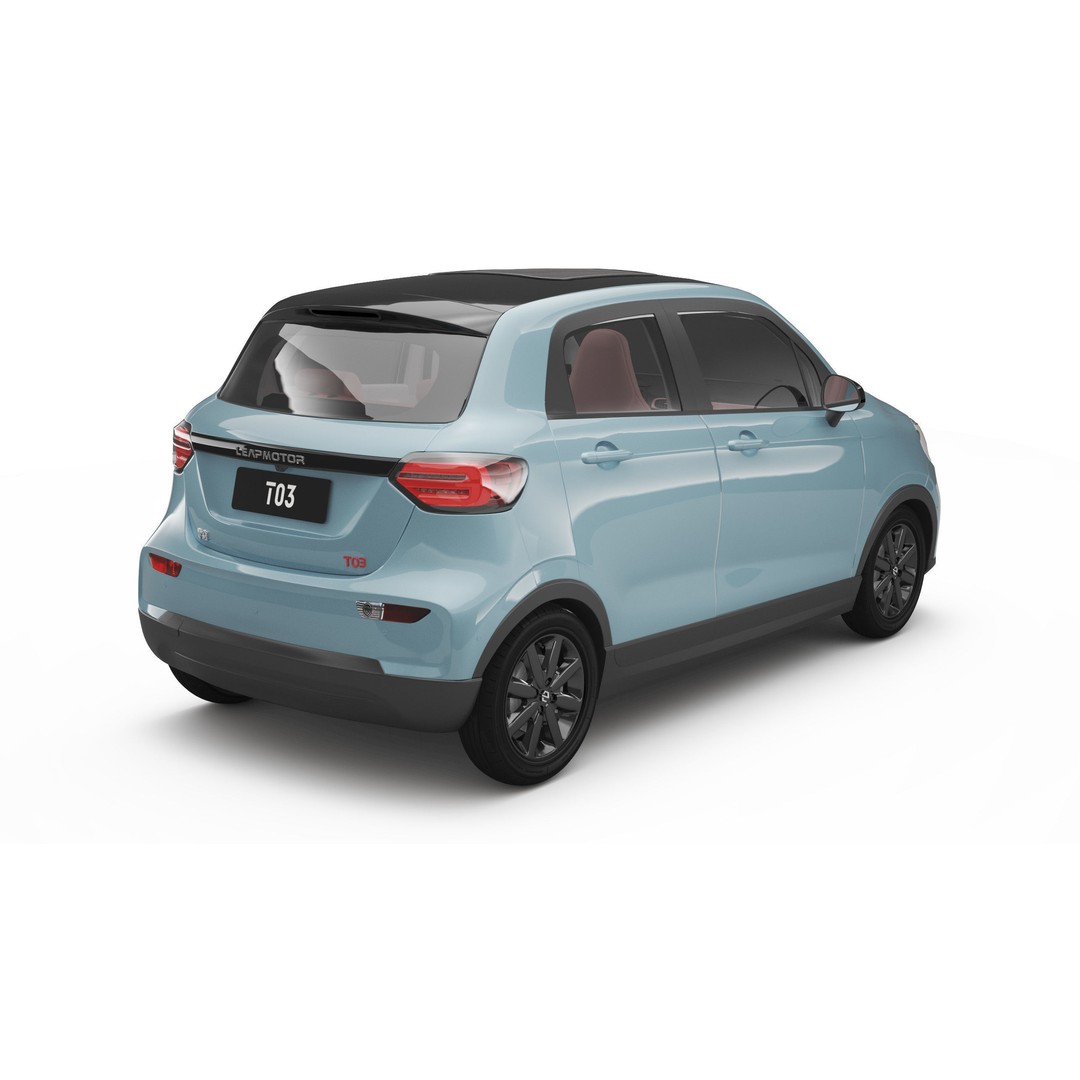 2024 Leapmotor T03 3D Model – High-Res SUV with Rigging, FBX, OBJ - View 3