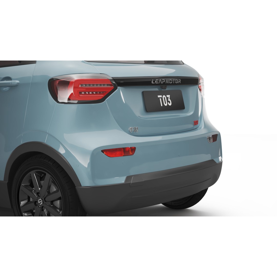 2024 Leapmotor T03 3D Model – High-Res SUV with Rigging, FBX, OBJ - View 6