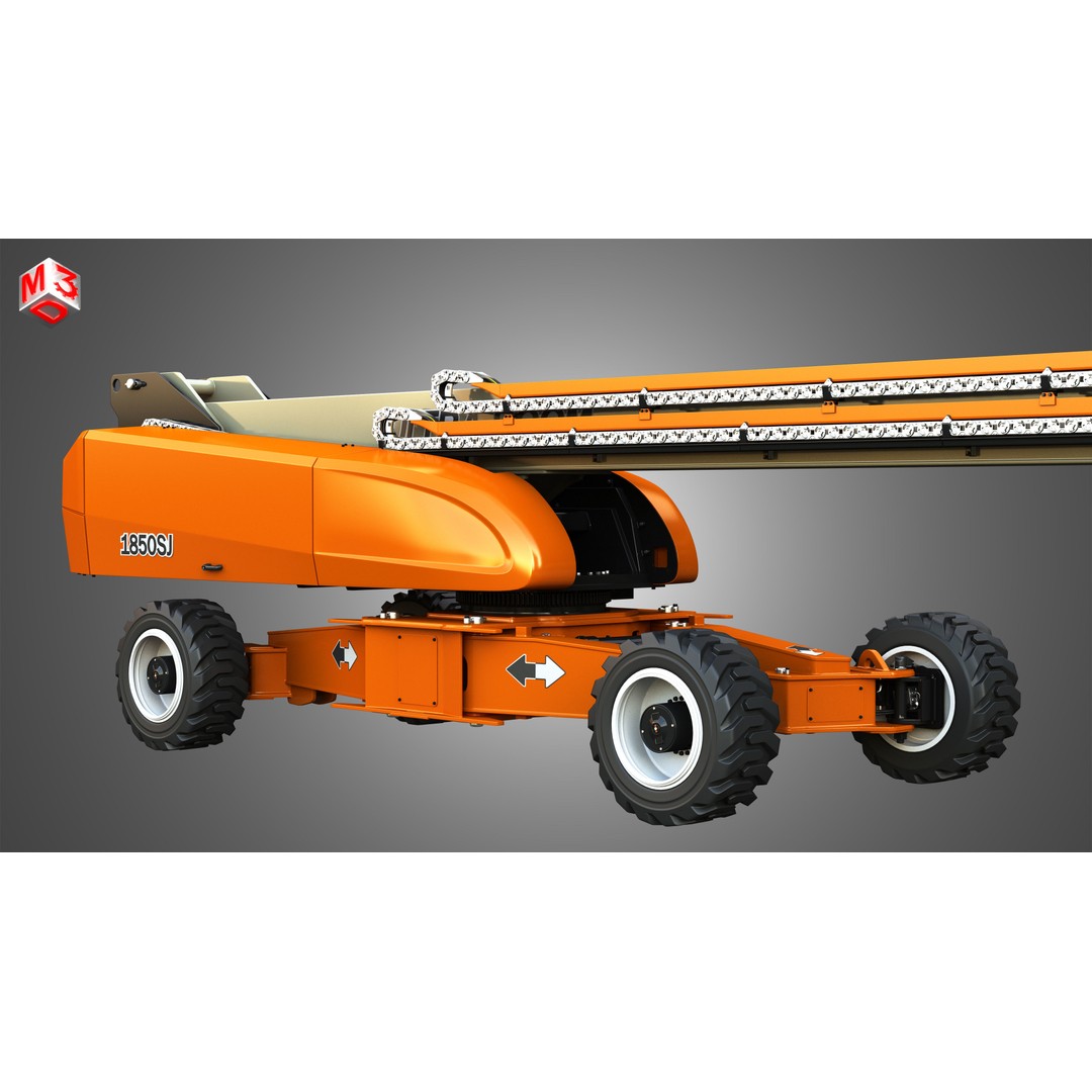 1850SJ Ultra Telescopic Boom Lift 3D Model – High-Detail Industrial Vehicle, FBX, Blender - View 5