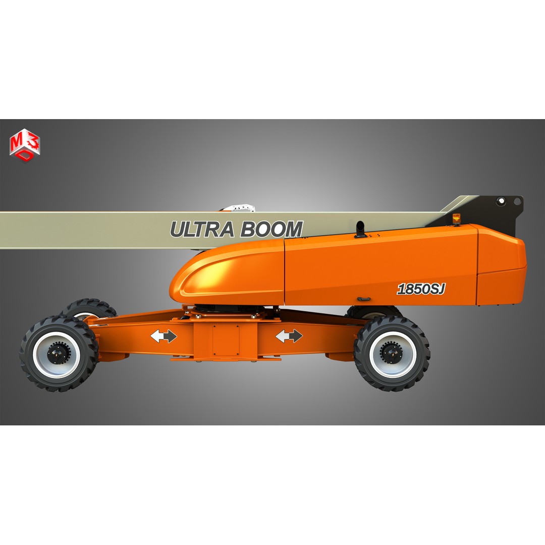 1850SJ Ultra Telescopic Boom Lift 3D Model – High-Detail Industrial Vehicle, FBX, Blender - View 8