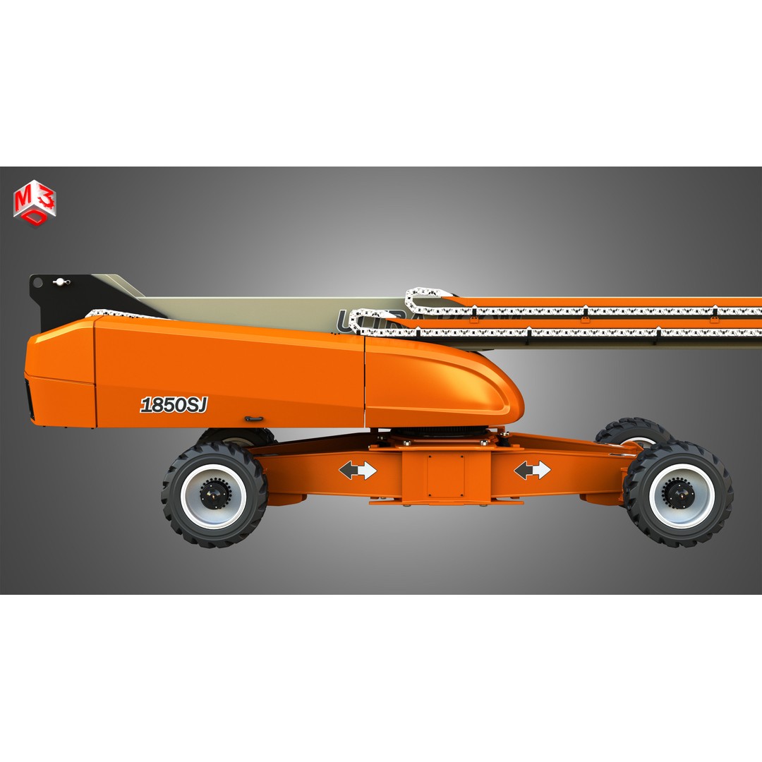 1850SJ Ultra Telescopic Boom Lift 3D Model – High-Detail Industrial Vehicle, FBX, Blender - View 9