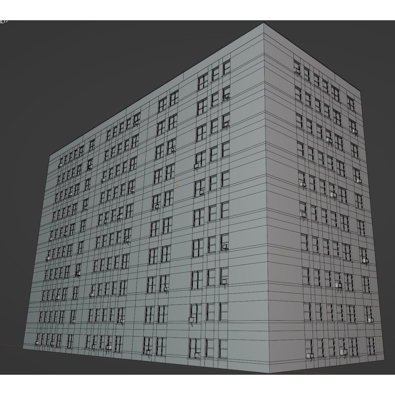 Background Building Pack - Low-Poly Game-Ready 3D Model