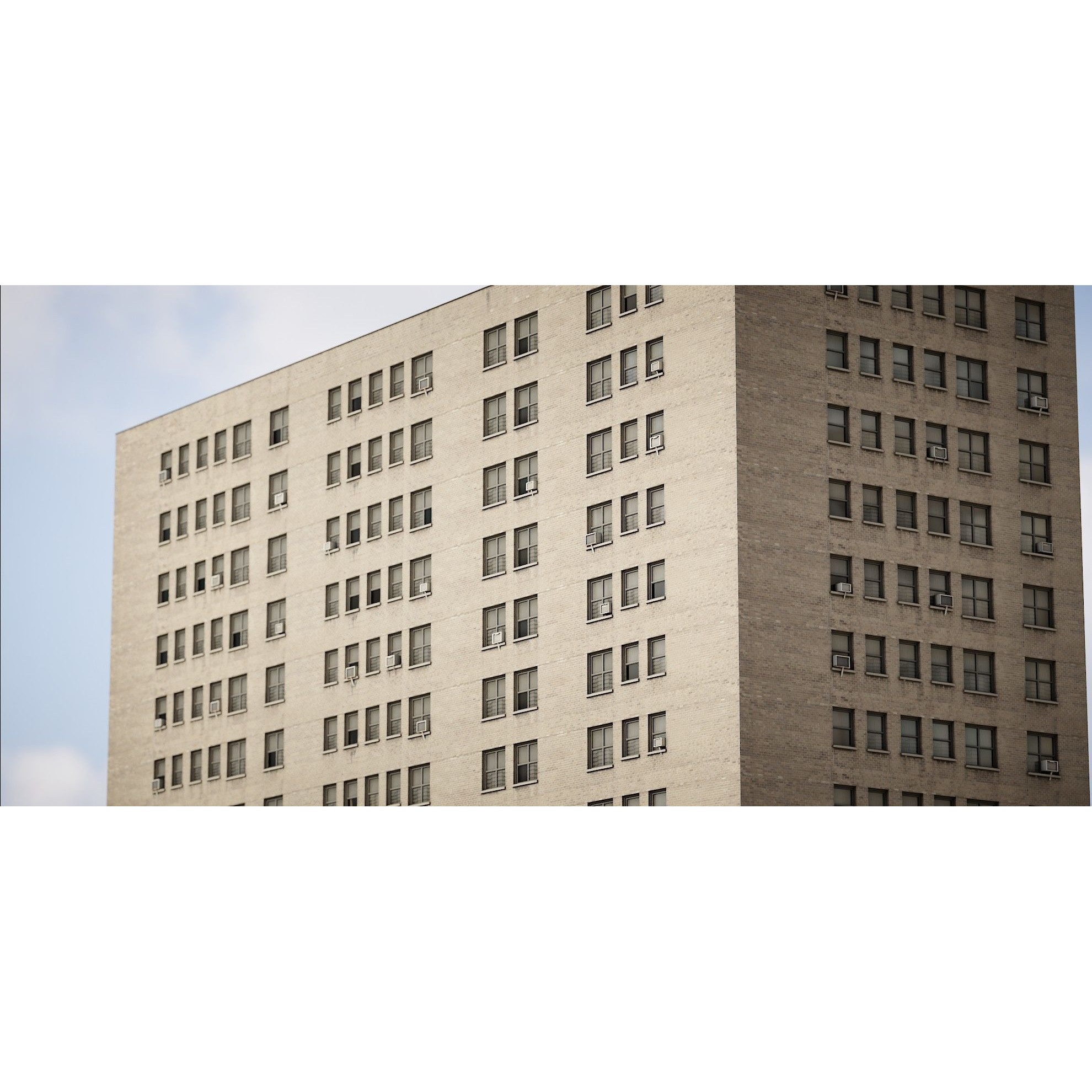 Background Building Pack - Low-Poly Game-Ready 3D Model - View 13