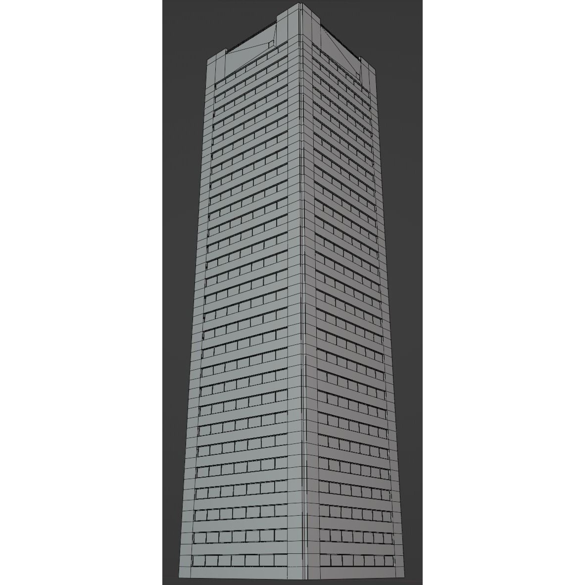 Background Building Pack - Low-Poly Game-Ready 3D Model - View 34