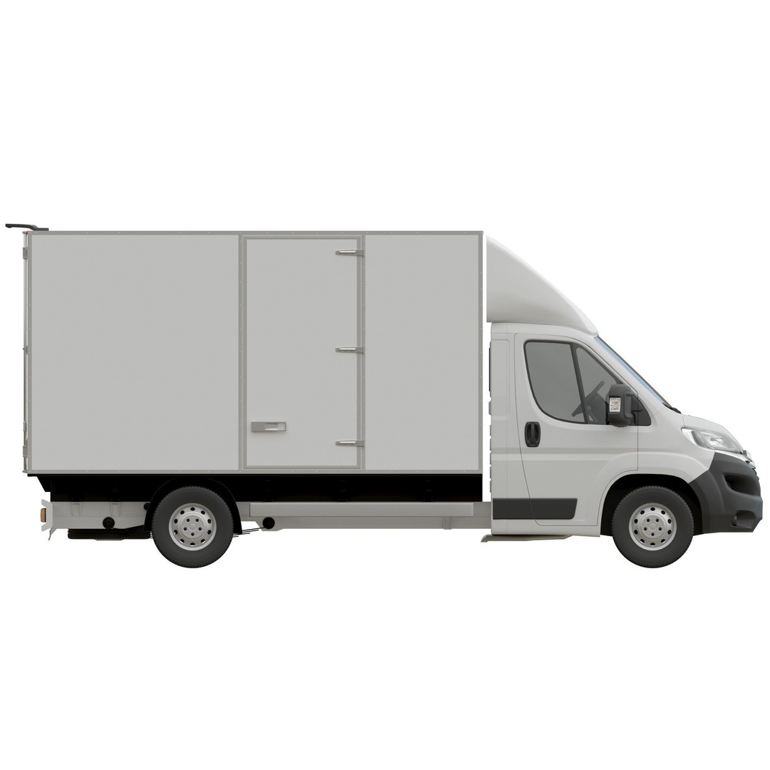 Citroen Jumper L4H1 3D Model – Isothermal Commercial Van, FBX, OBJ - View 10