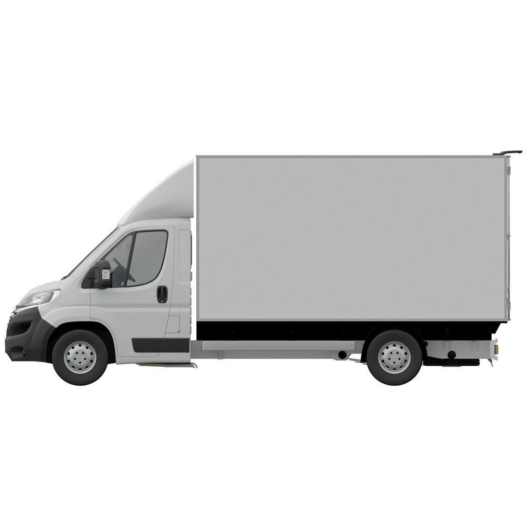 Citroen Jumper L4H1 3D Model – Isothermal Commercial Van, FBX, OBJ - View 11