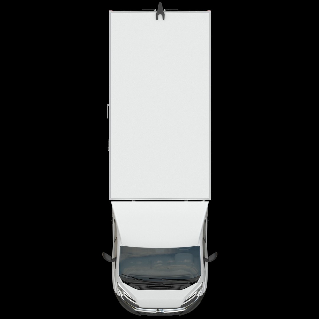 Citroen Jumper L4H1 3D Model – Isothermal Commercial Van, FBX, OBJ - View 12