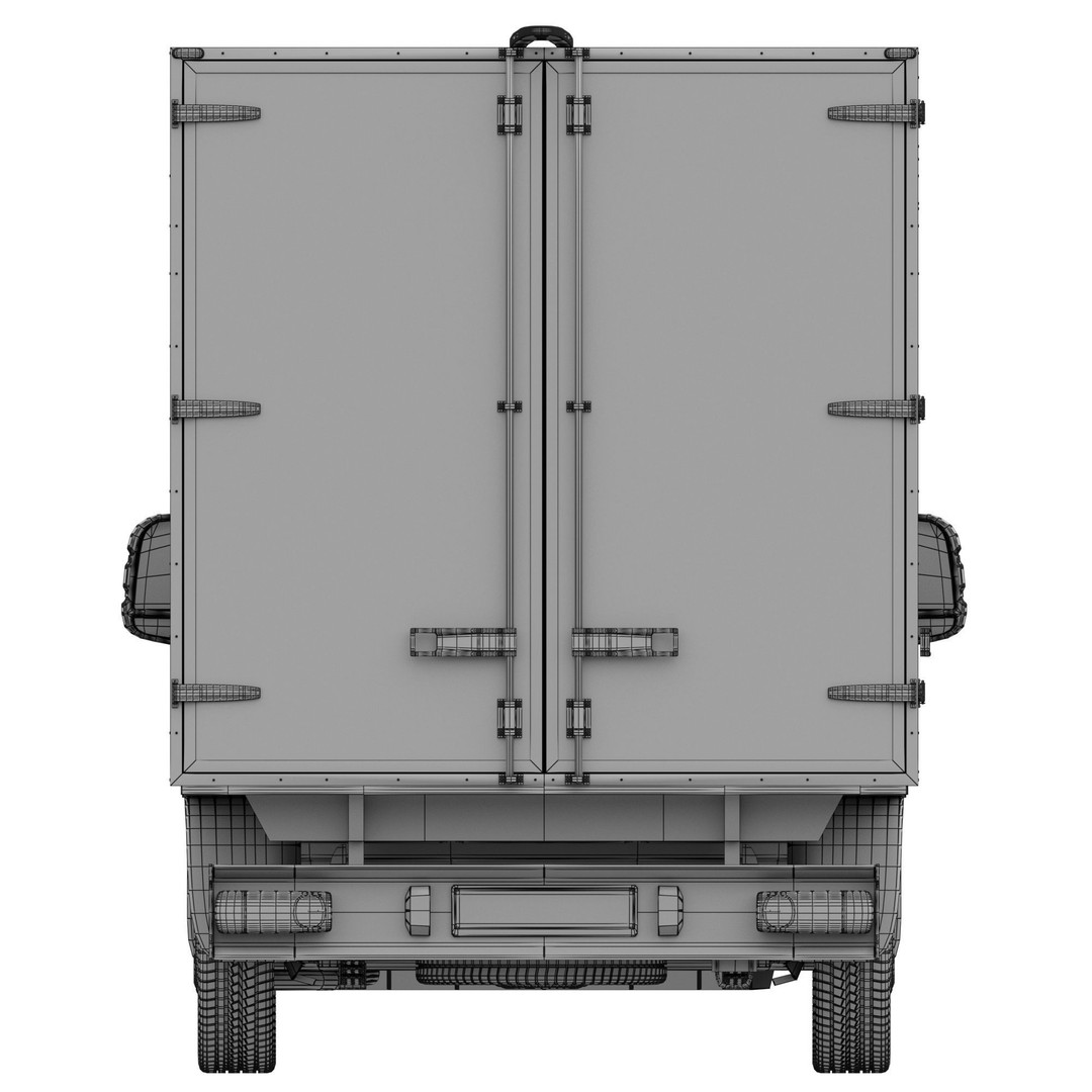 Citroen Jumper L4H1 3D Model – Isothermal Commercial Van, FBX, OBJ - View 20