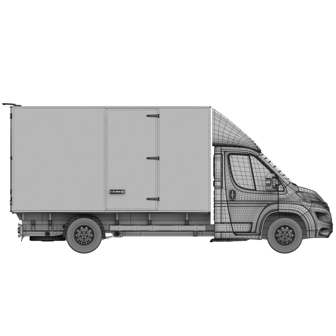 Citroen Jumper L4H1 3D Model – Isothermal Commercial Van, FBX, OBJ - View 21