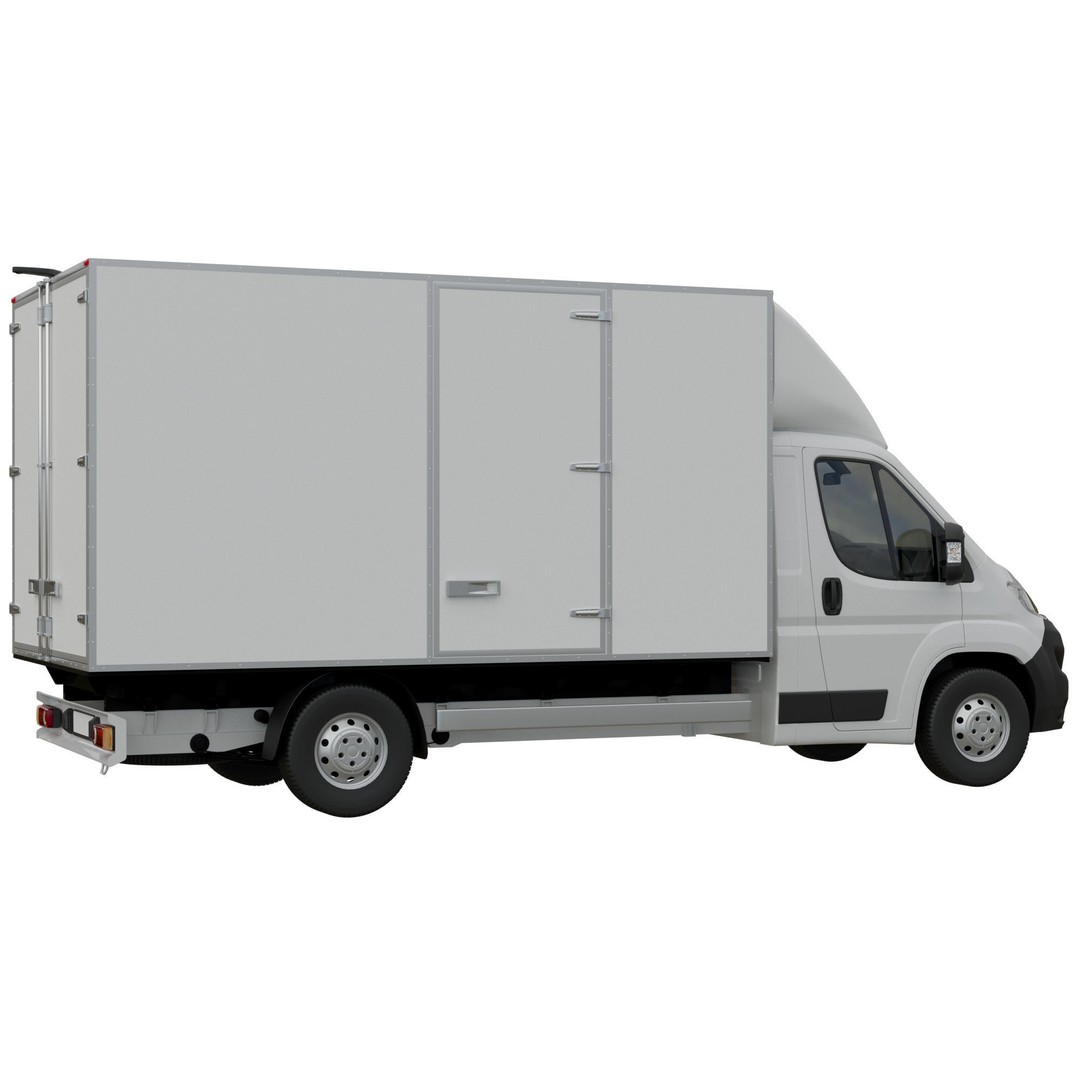 Citroen Jumper L4H1 3D Model – Isothermal Commercial Van, FBX, OBJ - View 4