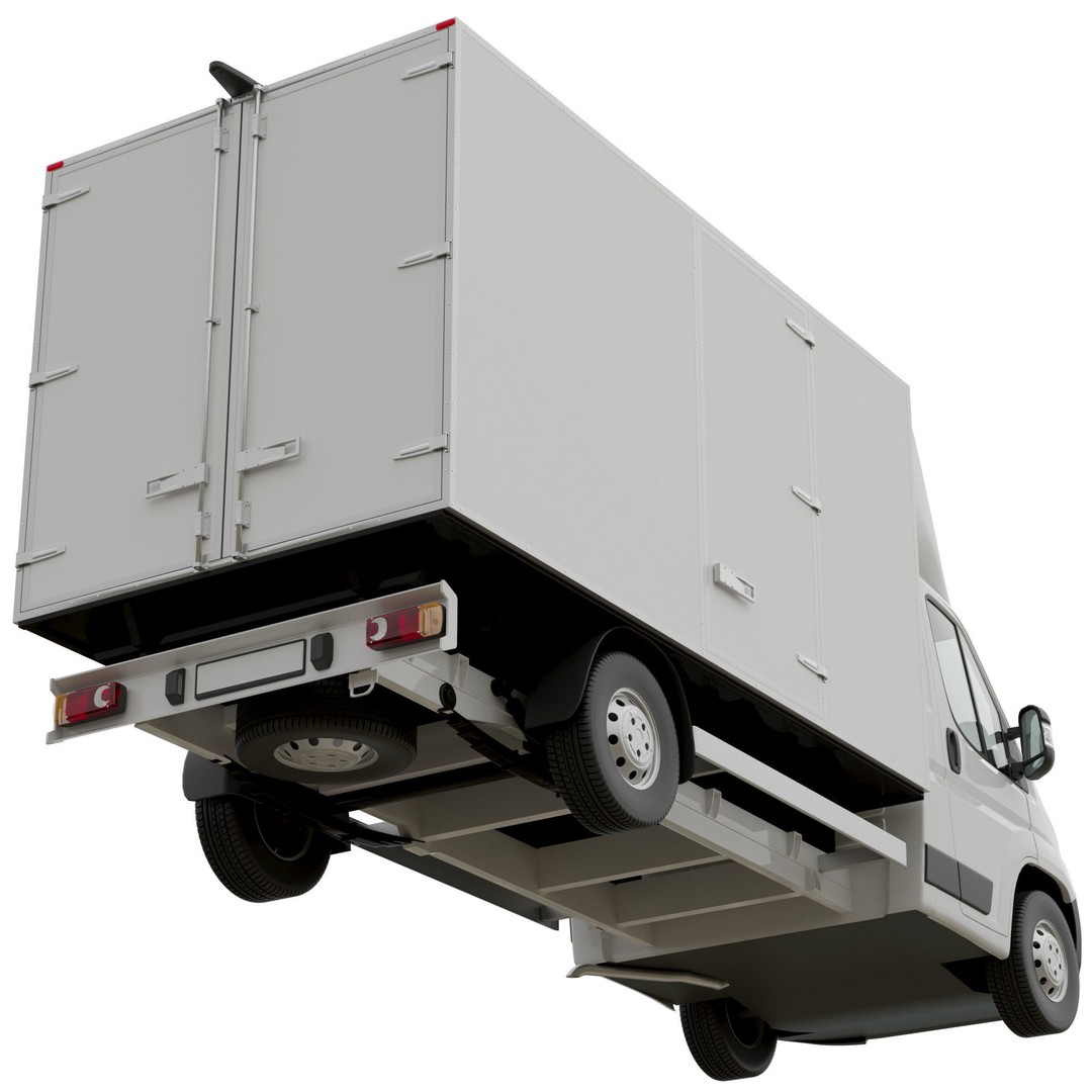 Citroen Jumper L4H1 3D Model – Isothermal Commercial Van, FBX, OBJ - View 6