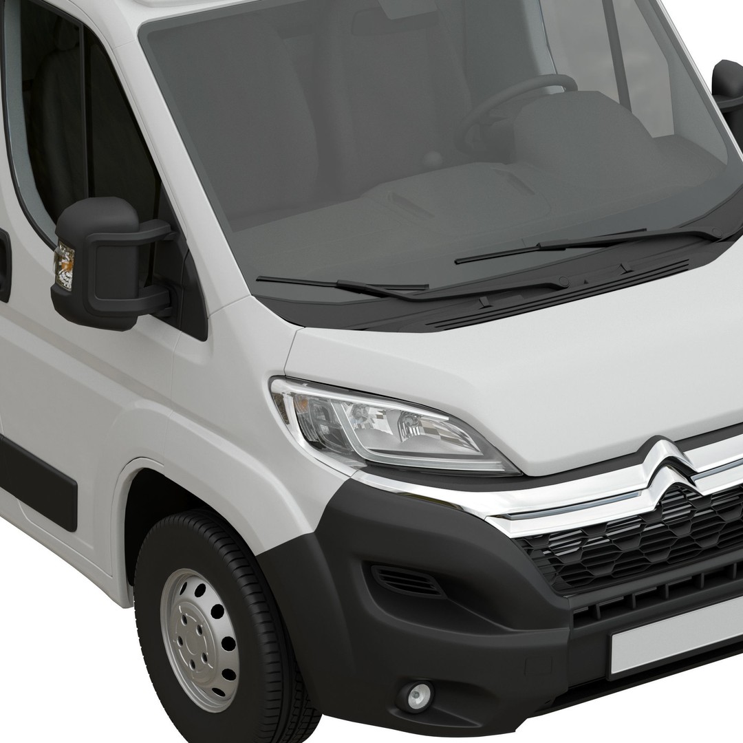 Citroen Jumper L4H1 3D Model – Isothermal Commercial Van, FBX, OBJ - View 7
