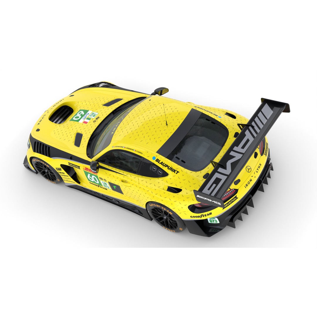 Mercedes AMG LMGTE 3D Model – High Poly Racing Car, FBX, Game Ready - View 18