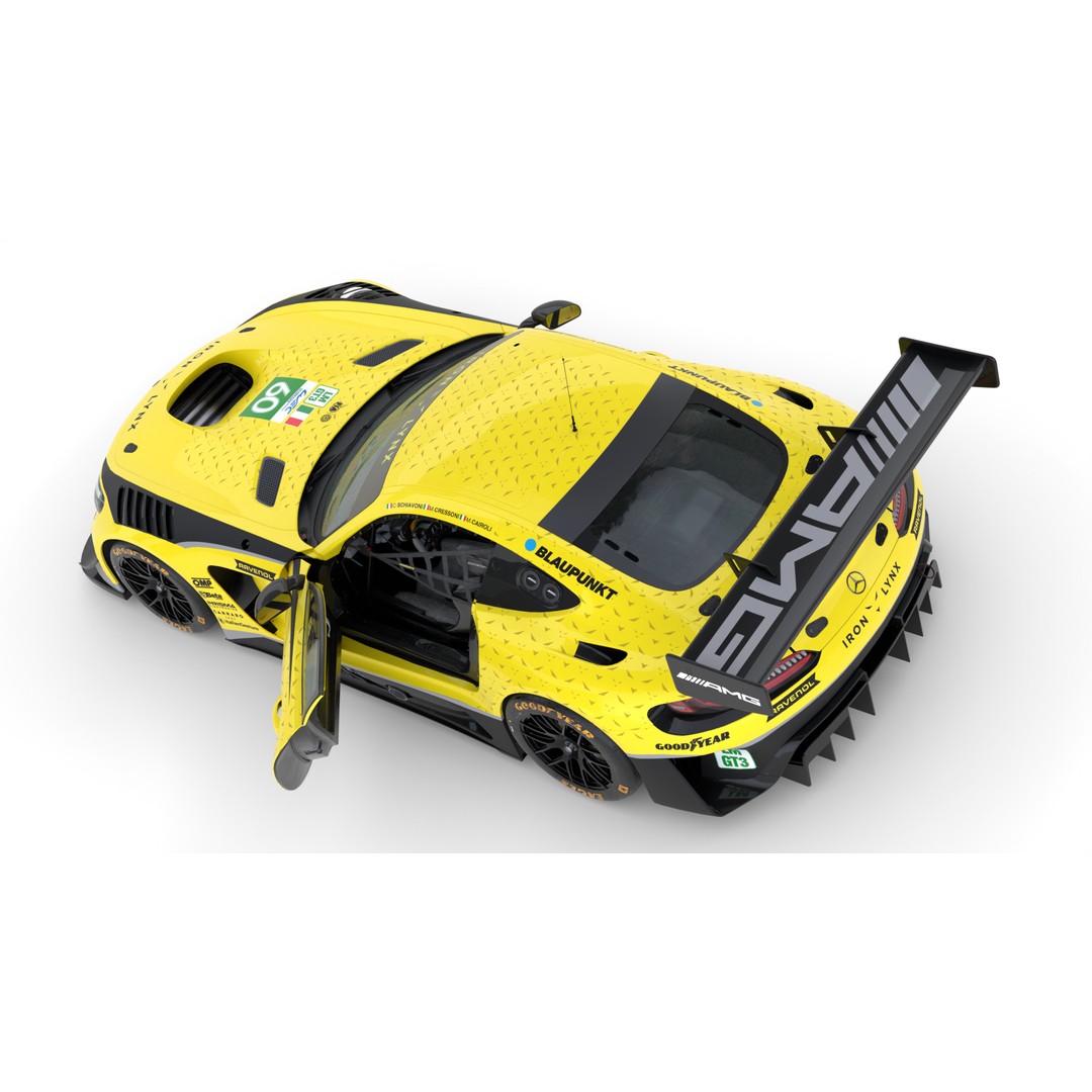 Mercedes AMG LMGTE 3D Model – High Poly Racing Car, FBX, Game Ready - View 20
