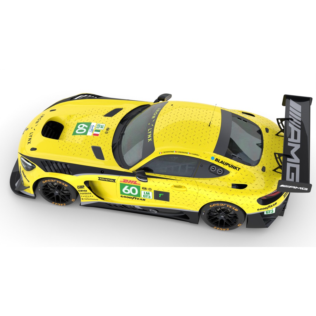 Mercedes AMG LMGTE 3D Model – High Poly Racing Car, FBX, Game Ready - View 21