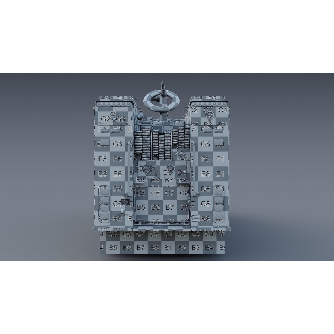 FDNY Fire Truck 3D Model – Low Poly Game Asset, PBR Textures, FBX - View 42