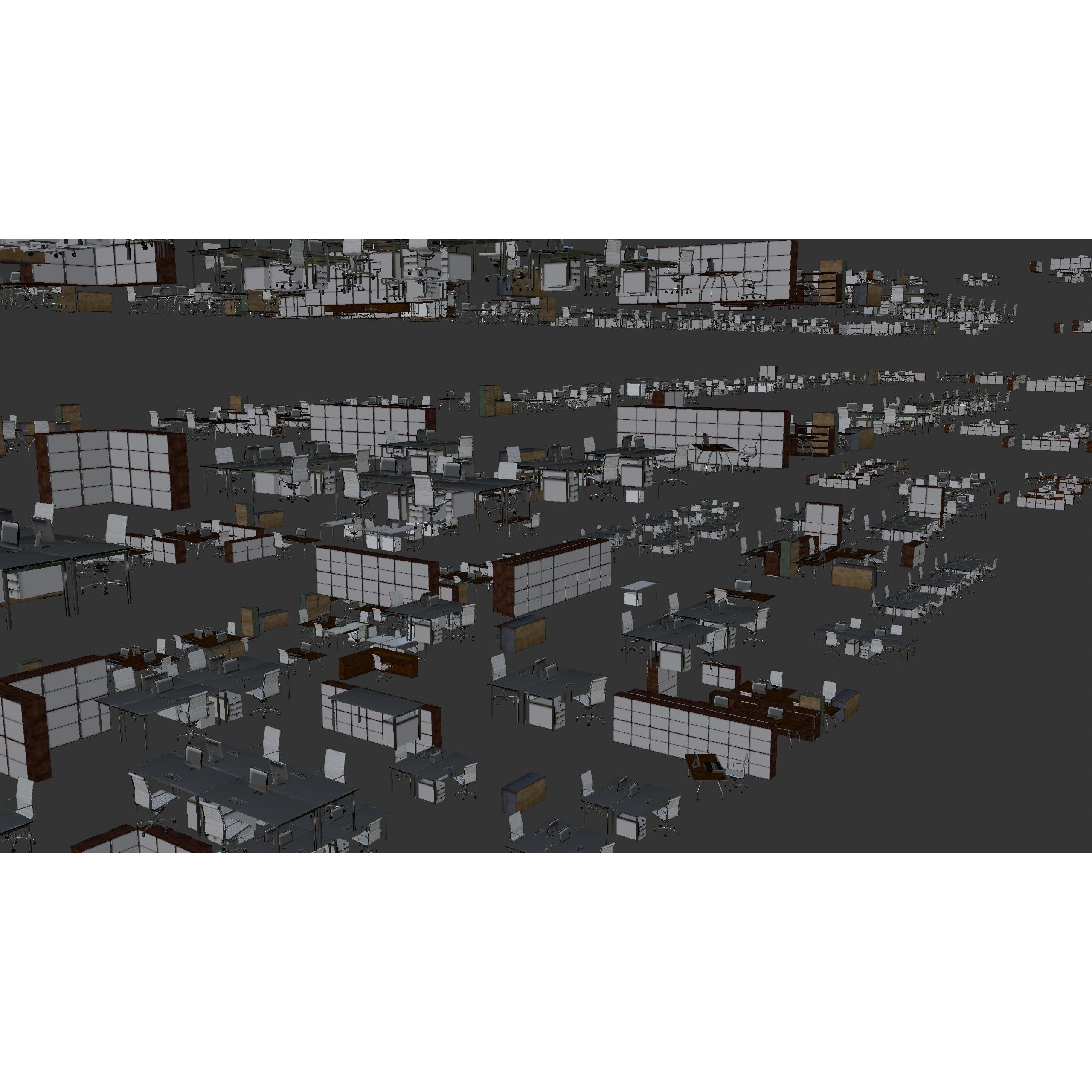 Modern Office Building - Low-Poly Game-Ready 3D Model