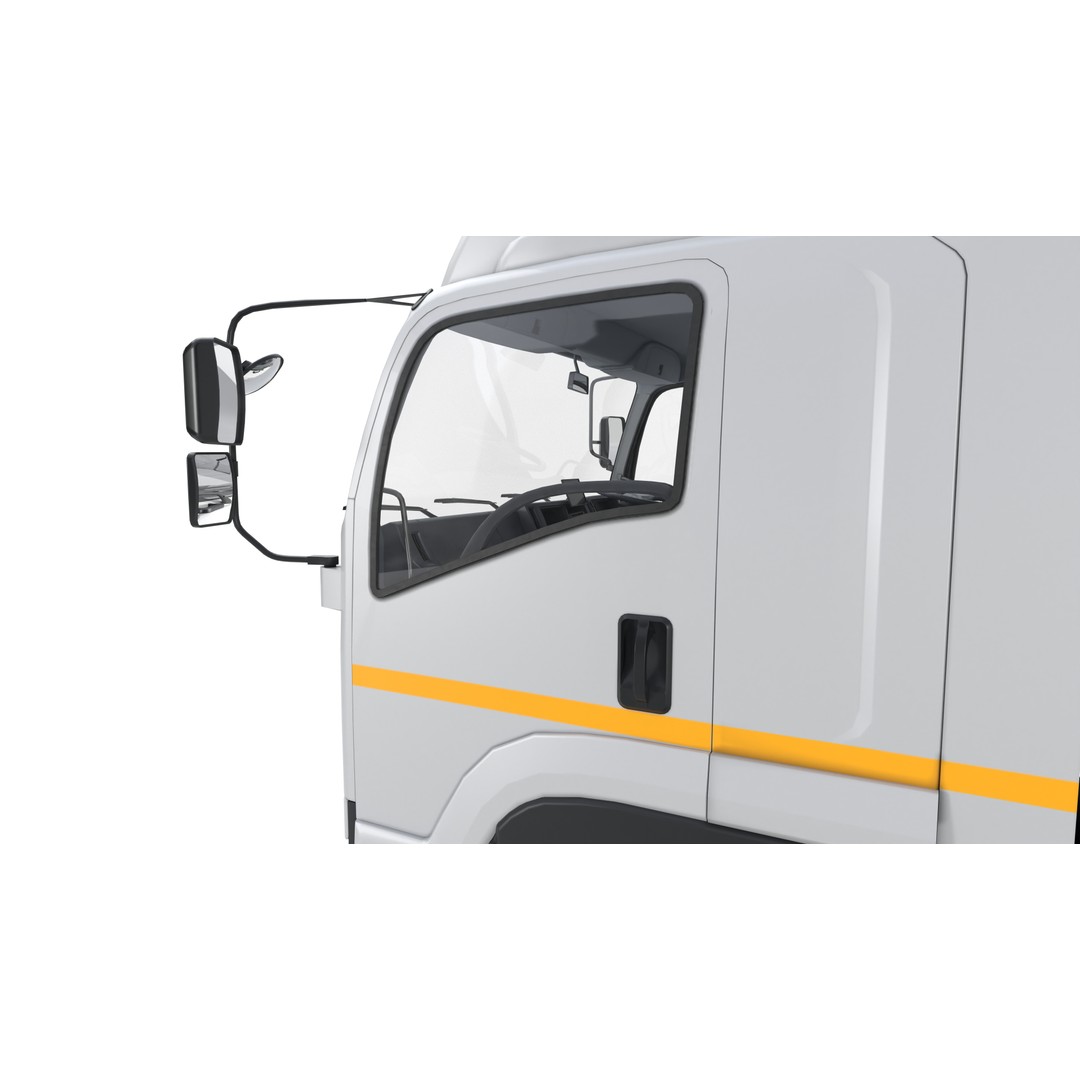 Bulk Cement Trailer Truck 3D Model – Low Poly Game Asset, FBX, PBR