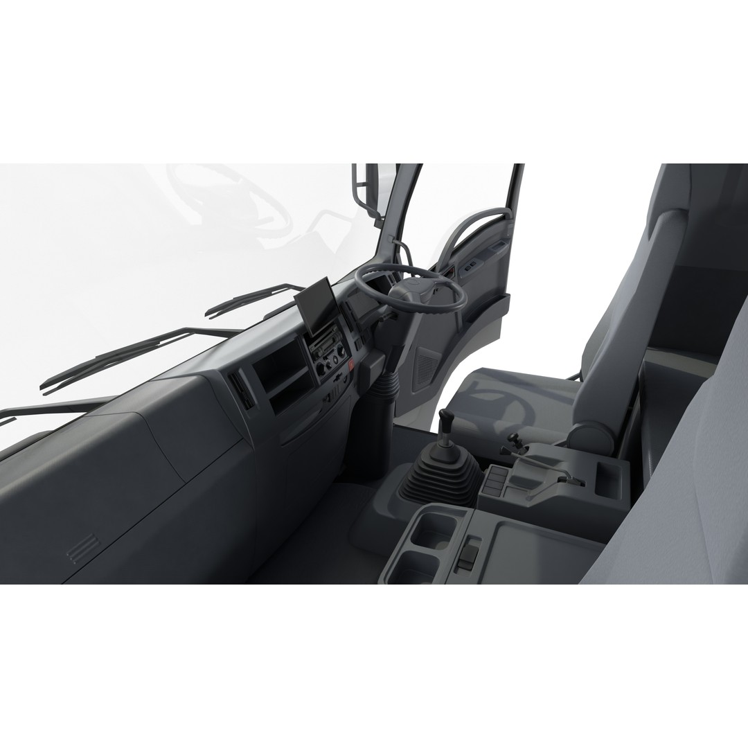 Bulk Cement Trailer Truck 3D Model – Low Poly Game Asset, FBX, PBR - View 12