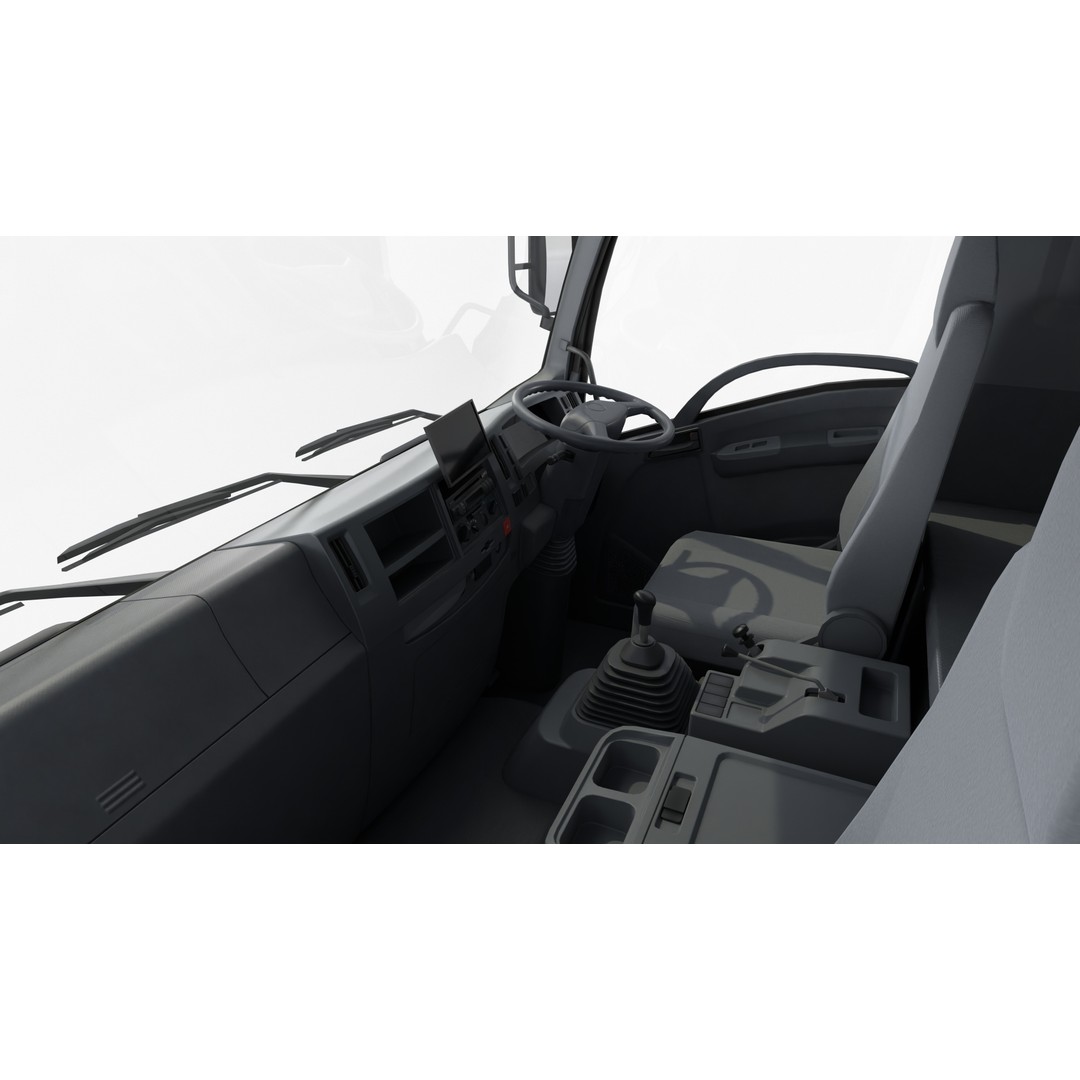 Bulk Cement Trailer Truck 3D Model – Low Poly Game Asset, FBX, PBR - View 13