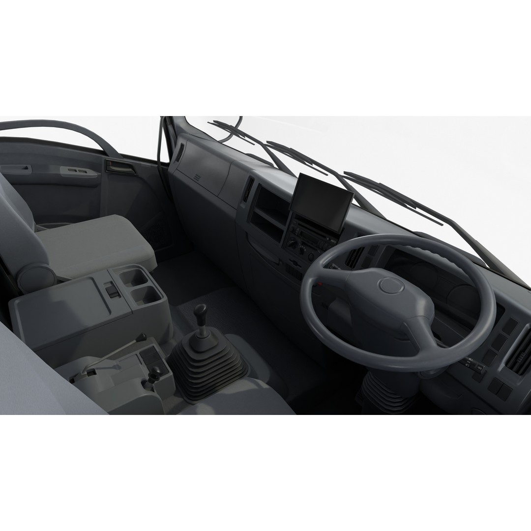 Bulk Cement Trailer Truck 3D Model – Low Poly Game Asset, FBX, PBR - View 15