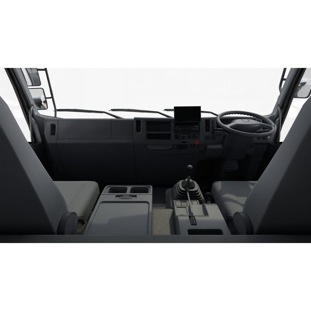 Bulk Cement Trailer Truck 3D Model – Low Poly Game Asset, FBX, PBR - View 17