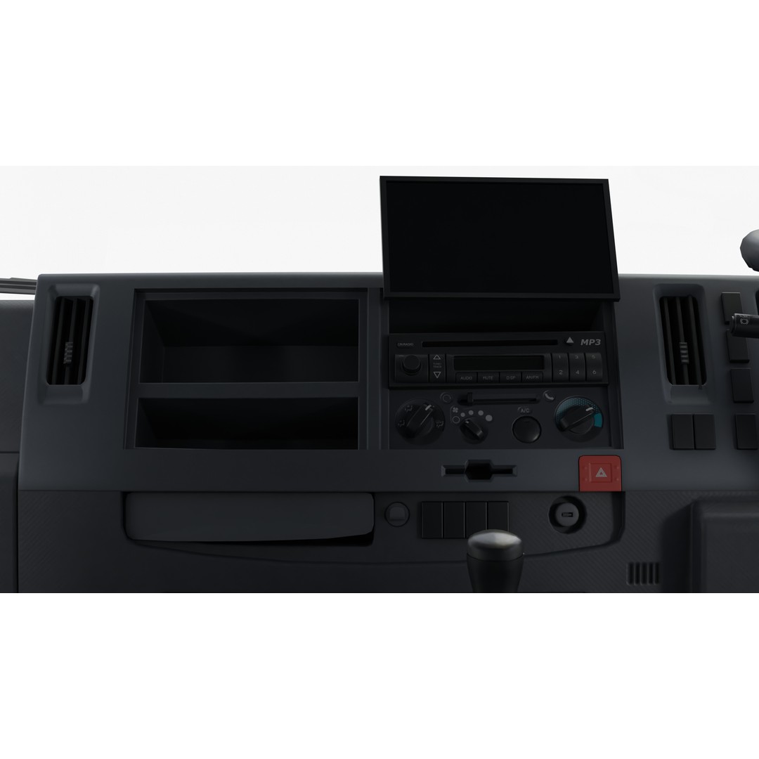 Bulk Cement Trailer Truck 3D Model – Low Poly Game Asset, FBX, PBR - View 18