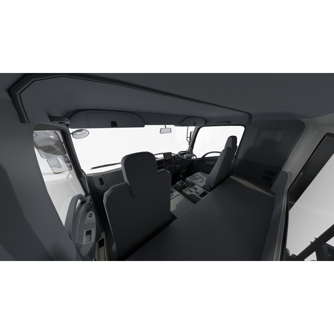 Bulk Cement Trailer Truck 3D Model – Low Poly Game Asset, FBX, PBR - View 9