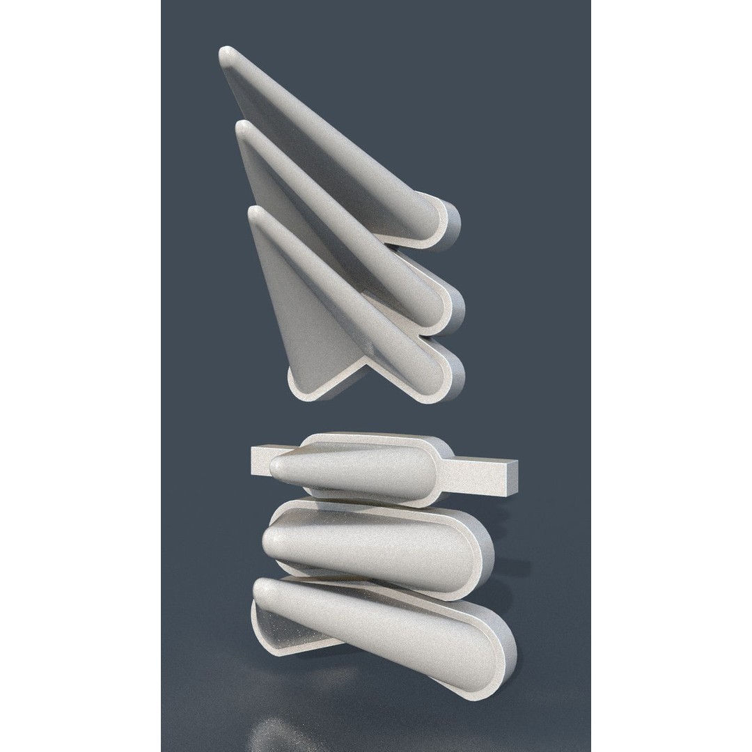 CloudCity Upper Corridors 3D Model – Low Poly Sci-Fi Assets, FBX
