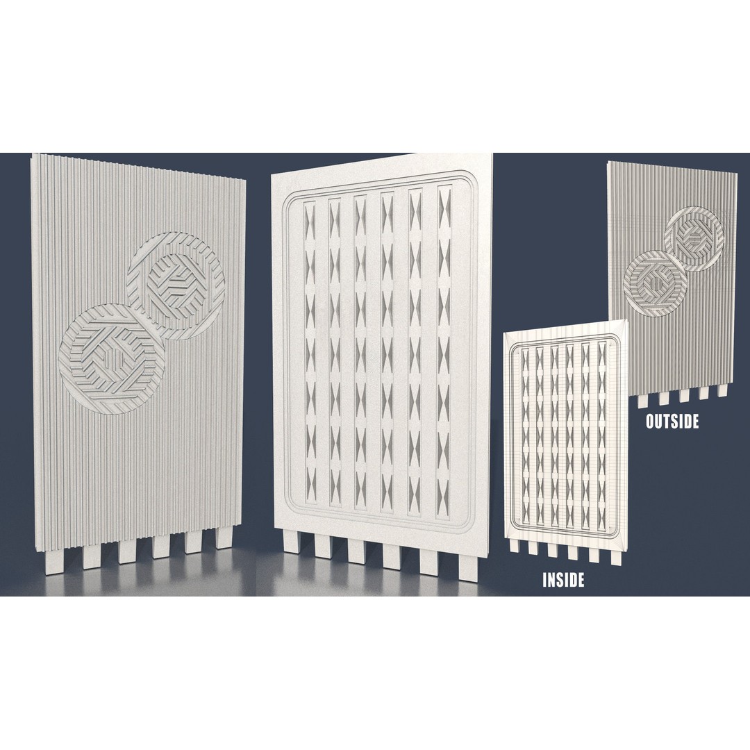 CloudCity Upper Corridors 3D Model – Low Poly Sci-Fi Assets, FBX - View 30
