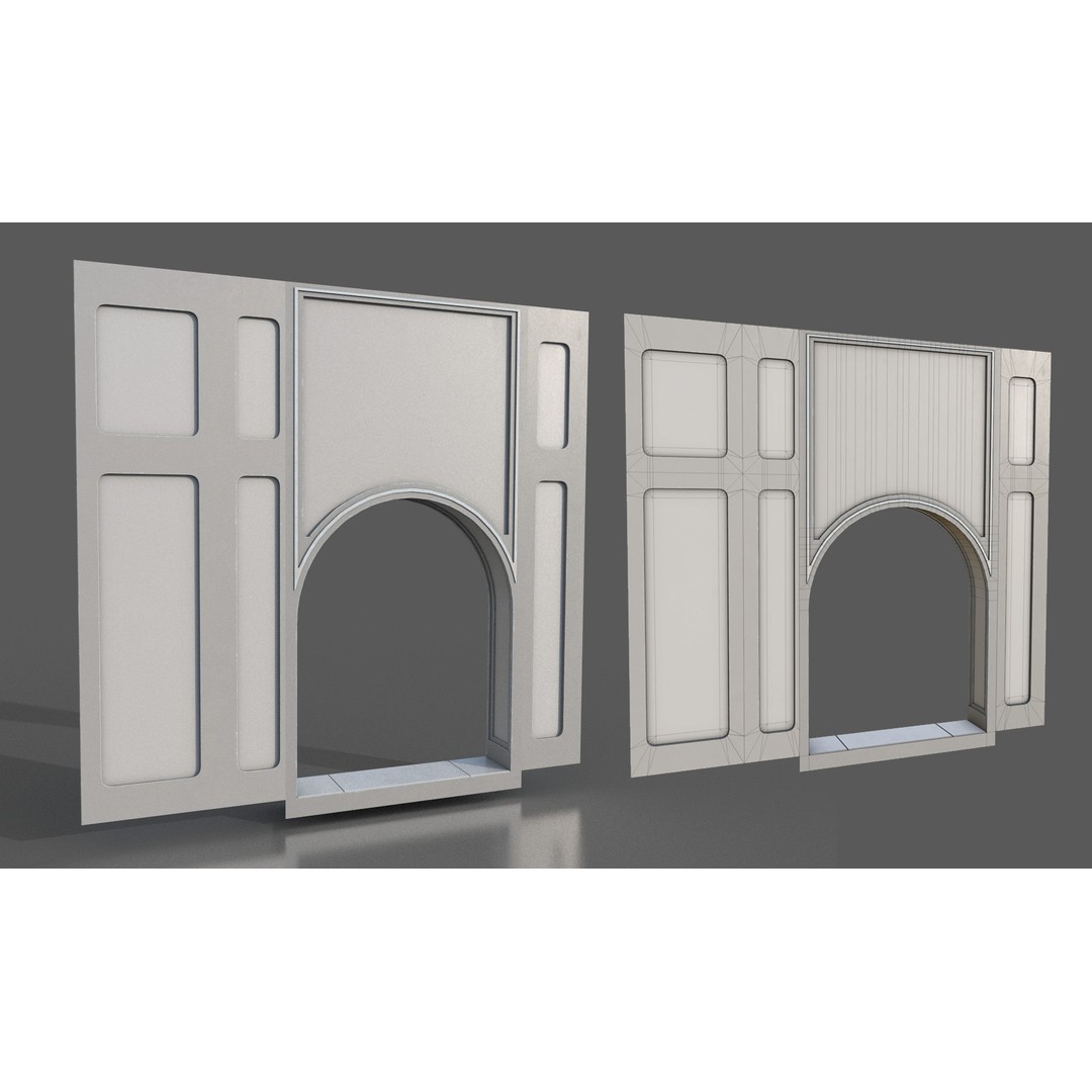 CloudCity Upper Corridors 3D Model – Low Poly Sci-Fi Assets, FBX - View 34