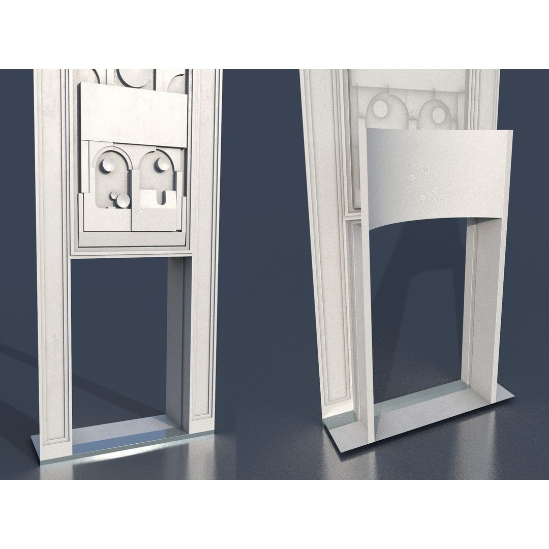 CloudCity Upper Corridors 3D Model – Low Poly Sci-Fi Assets, FBX - View 37